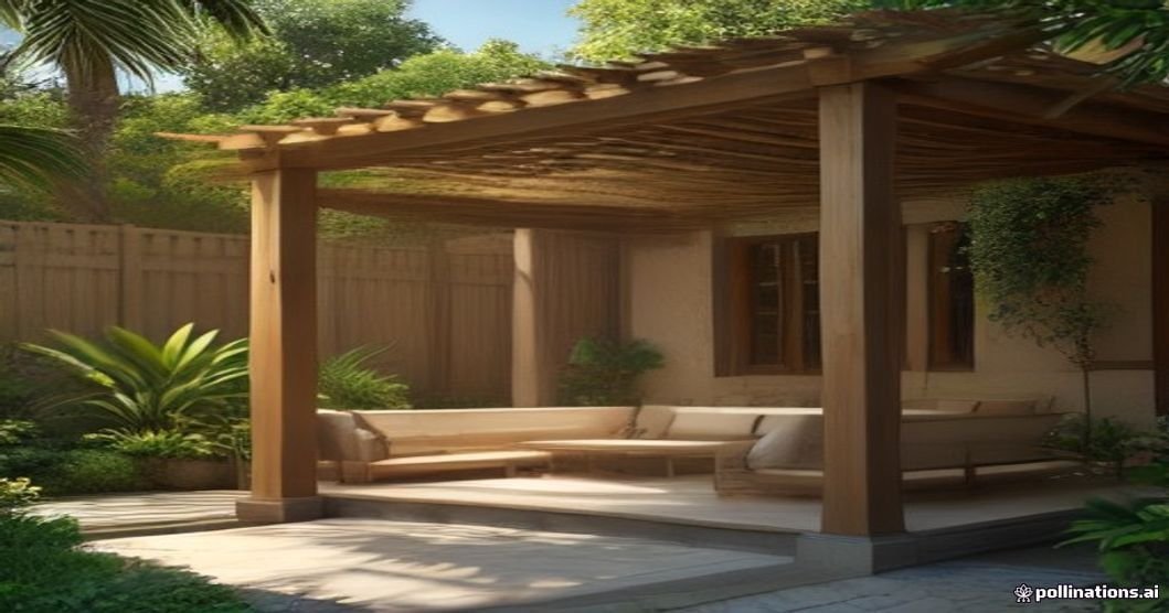 تصميم حديث لبرجولات خشبية فاخرة في مصر