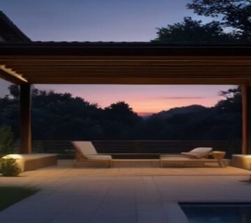 برجولات خشبية للفلل بتصميم عصري وفاخر